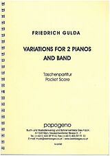 Friedrich Gulda Notenblätter Variations