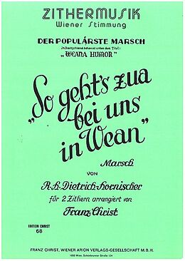  Notenblätter So gehts zua bei uns in Wean