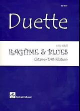 Felix Schell Notenblätter Ragtime & Bluesfür 2 Gitarren