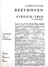 Ludwig van Beethoven Notenblätter Trio D-Dur op.87