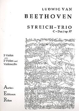 Ludwig van Beethoven Notenblätter Trio D-Dur op.87 für 3 Violen