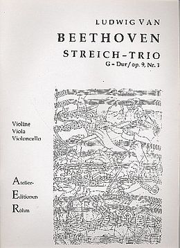Ludwig van Beethoven Notenblätter Trio G-Dur op.9,1