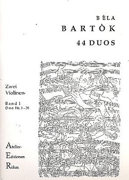 Béla Bartók Notenblätter 44 Duos Band 1 (Nr.1-30)