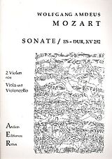 Wolfgang Amadeus Mozart Notenblätter Sonate Es-Dur KV292