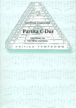 Gottfried Grünewald Notenblätter Partita C-Dur
