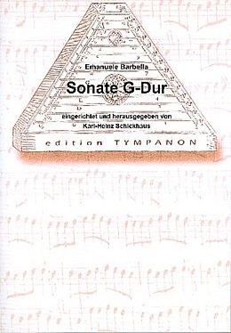 Emanuele Barbella Notenblätter Sonate G-Dur