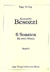 Alessandro Besozzi Notenblätter 6 Sonaten Band 2 (Nr.4-6)