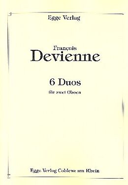 Francois Devienne Notenblätter 6 Duos