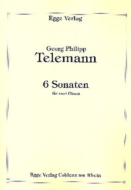 Georg Philipp Telemann Notenblätter 6 Sonaten