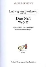 Ludwig van Beethoven Notenblätter Duo Nr.1 WoO.27