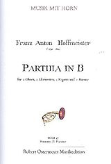 Franz Anton Hoffmeister Notenblätter Parthia B-Dur für 2 Oboen, 2 Klarinetten