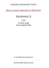 Wolfgang Amadeus Mozart Notenblätter Serenade Nr.3