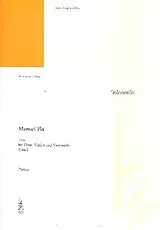 Manuel Pla Notenblätter Trio für Oboe, Violine