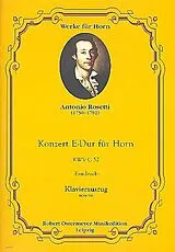 Antonio (Franz Anton Rössler) Rosetti Notenblätter Konzert E-Dur für Horn und Orchester