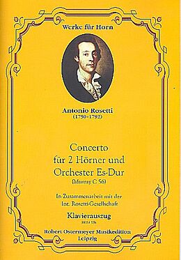 Antonio (Franz Anton Rössler) Rosetti Notenblätter Konzert Es-Dur