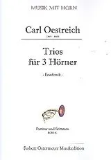 Carl Oestreich Notenblätter Trios