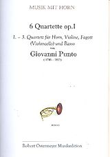 Johann Wenzel ) Punto Giovanni (= Stich Notenblätter 6 Quartette op.1 Band 1 (Nr.1-3)