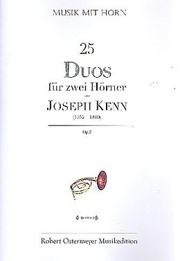 Jean-Joseph Kenn Notenblätter 25 Duos op.2 für 2 Hörner