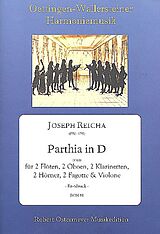 Joseph Reicha Notenblätter Parthia D-Dur für 2 Flöten, 2 Oboen