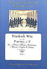 Friedrich Witt Notenblätter Parthia F-Dur Nr.605 für 2 Flöten, 2 Oboen