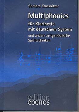 Gerhard Krassnitzer Notenblätter Multiphonics und andere zeitgenössische Spieltechniken