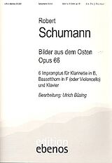 Robert Schumann Notenblätter Bilder aus dem Osten op.66