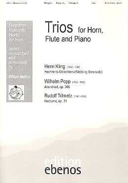  Notenblätter Trios für Horn, Flöte und Klavier