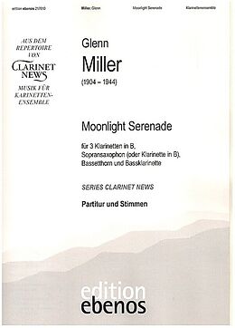 Glenn Miller Notenblätter Moonlight Serenade