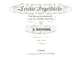 John Zundel Notenblätter Leichte Orgelstücke op.2 Band 1