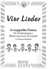 Michael Seilkopf Notenblätter 4 Lieder für Männerchor