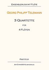 Georg Philipp Telemann Notenblätter 3 Quartette