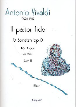 Antonio Vivaldi Notenblätter Il pastor fido op.13 Band 2 (Nr.4-6)