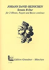 Johann David Heinichen Notenblätter Sonate B-Dur