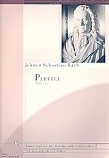 Johann Sebastian Bach Notenblätter Partita BWV827 für Violine