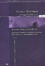 Johann Sebastian Bach Notenblätter Lieder aus Schemellis Gesangbuch und aus