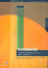 Henryk Wieniawski Notenblätter Études-Caprices op.18,1 und op.18,4