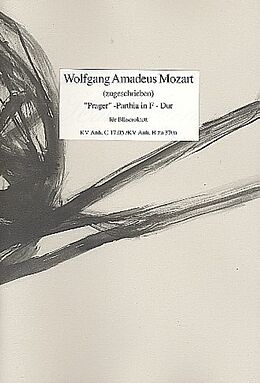 Wolfgang Amadeus Mozart Notenblätter Prager Parthia F-Dur Nr.1 KVAnhC17.05