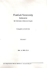 Frantisek Vanerovsky Notenblätter Partita in Es