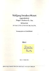 Wolfgang Amadeus Mozart Notenblätter Prager Parthia Es-Dur Nr.3 KVAnhC17.07