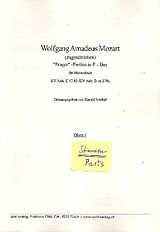 Wolfgang Amadeus Mozart Notenblätter Prager Parthia F-Dur Nr.1 KVAnhC17.05