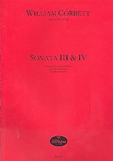 William Corbett Notenblätter Sonata op.2,3 und op.2,4 für