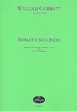 William Corbett Notenblätter Sonata seconda für 2 Viole da gamba und Bc
