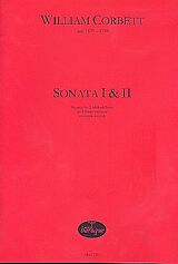 William Corbett Notenblätter Sonata Nr.1 und Nr.2 für