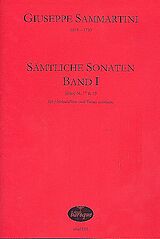 Giuseppe Sammartini Notenblätter Sonaten Nr.17 und 19