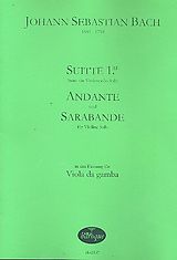 Johann Sebastian Bach Notenblätter Suite Nr.1 für Violoncello