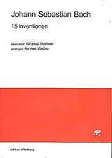 Johann Sebastian Bach Notenblätter 15 Inventionen