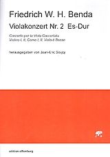 Friedrich Wilhelm Heinrich Benda Notenblätter Konzert Es-Dur Nr.2