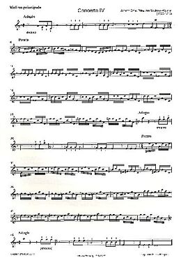 Johann Ernst Prinz von Sachsen-Weimar Notenblätter 6 Konzerte op.1 Band 2 (Nr.4-6)