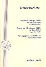 Engelbert Aigner Notenblätter Quartett Es-Dur Nr.2