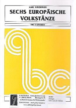 Karl Hirzberger Notenblätter 6 europäische Volkstänze